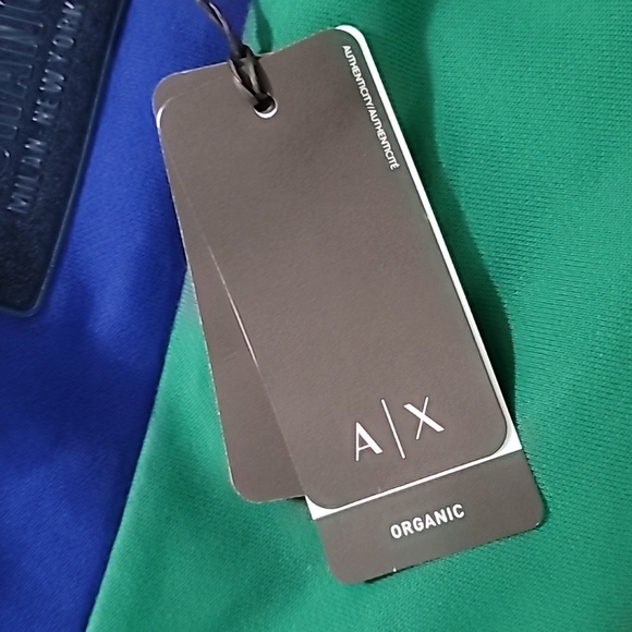 Armani Exchange logo-patch stripe sweatshirt - Picture 7 of 7